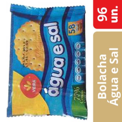 Bolachas Agua Sal "Vieira Castro" 96x14Grs