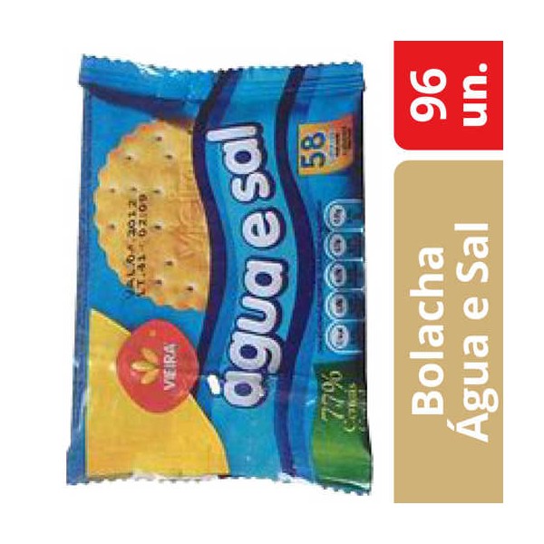 Bolachas Agua Sal "Vieira Castro" 96x14Grs