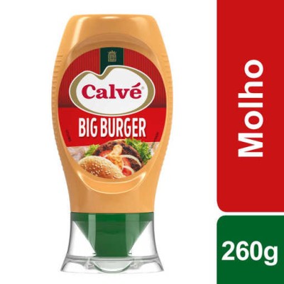 Calvé Big Burger Top Down 260Gr