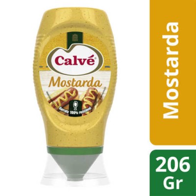 Calvé Mostarda Top Down 206Gr
