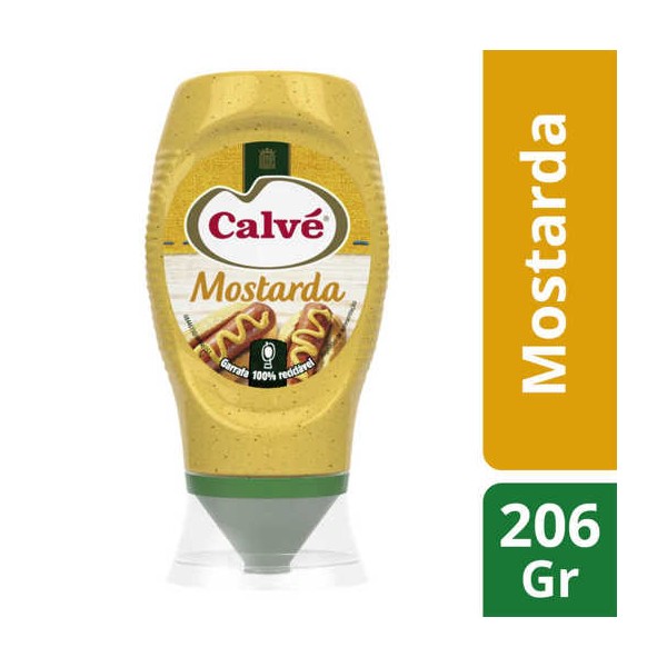 Calvé Mostarda Top Down 206Gr