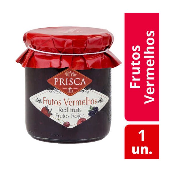 Doce de Frutos Vermelhos "Prisca" 250Grs