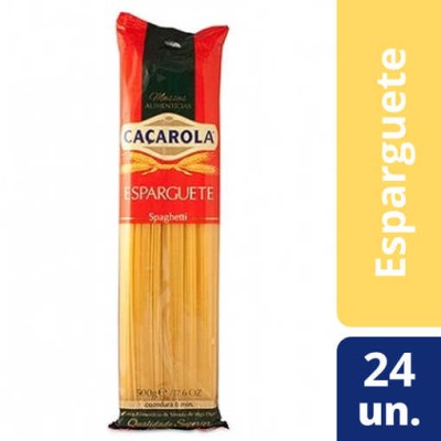 Esparguete "Cacarola" 24x500Grs