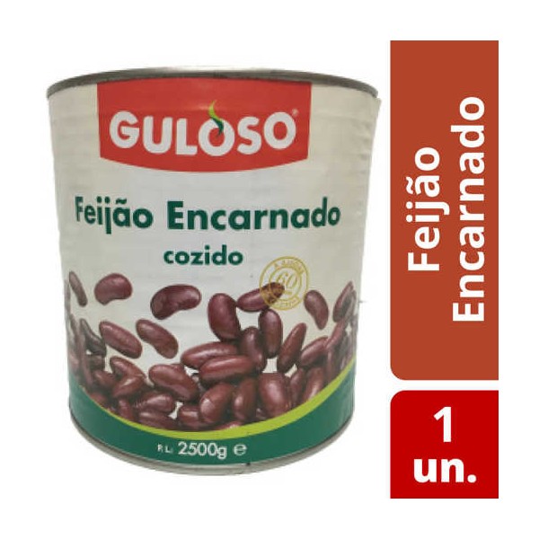Feijao Encarnado Lata "Guloso" 2.5Kg (6)