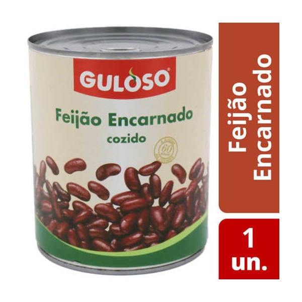 Feijao Encarnado Lata "Guloso" 820 Grs(12)