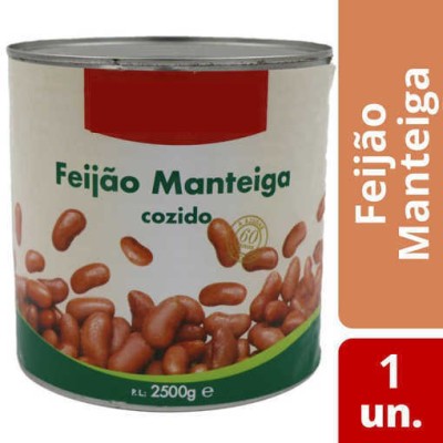 Feijao Lata Manteiga 2.5Kg