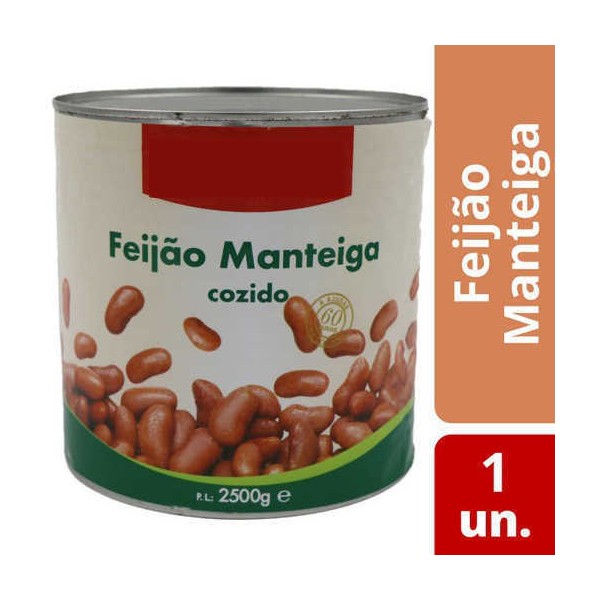 Feijao Lata Manteiga 2.5Kg