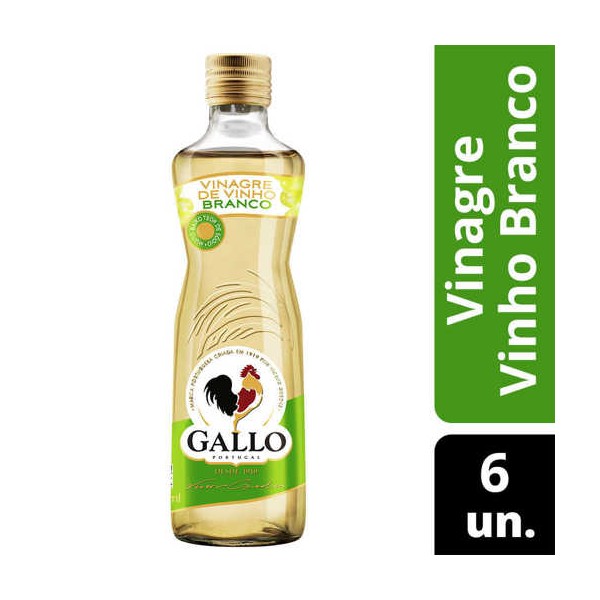 Gallo Vinagre de Vinho Branco 6x250 ml