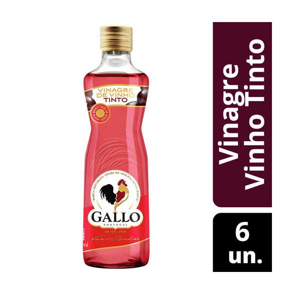 Gallo Vinagre Vinho Tinto 6x250ML