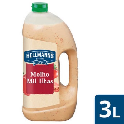 Hellmann's Molho para Saladas Mil Ilhas 1x3L