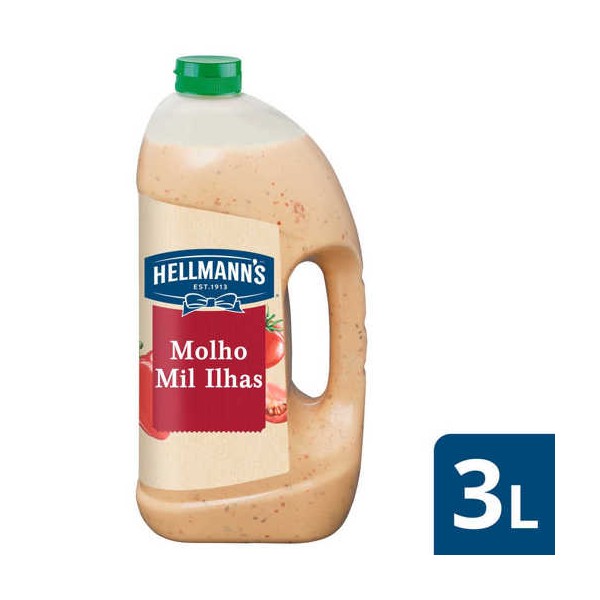 Hellmann's Molho para Saladas Mil Ilhas 1x3L