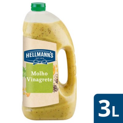 Hellmann's Molho para Saladas Vinagrete 1x3L