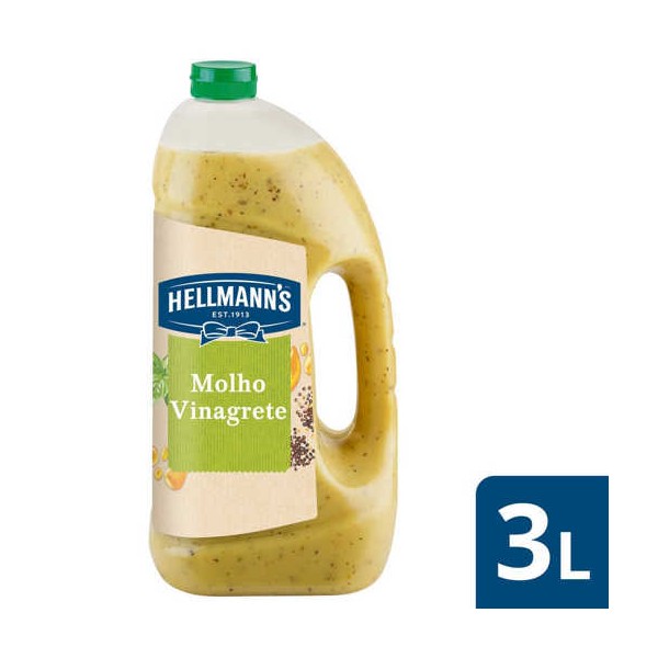 Hellmann's Molho para Saladas Vinagrete 1x3L