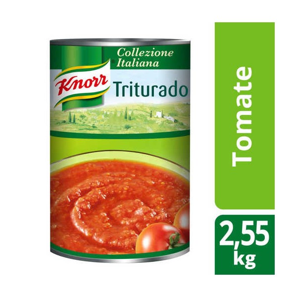 Knorr polpa de tomate Triturado Lata 2,55Kg