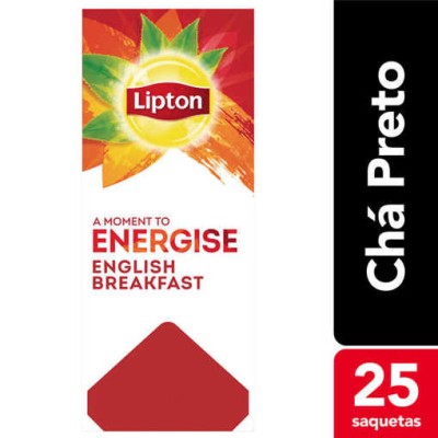 Lipton Chá Preto English Breakfast 1x25saq.