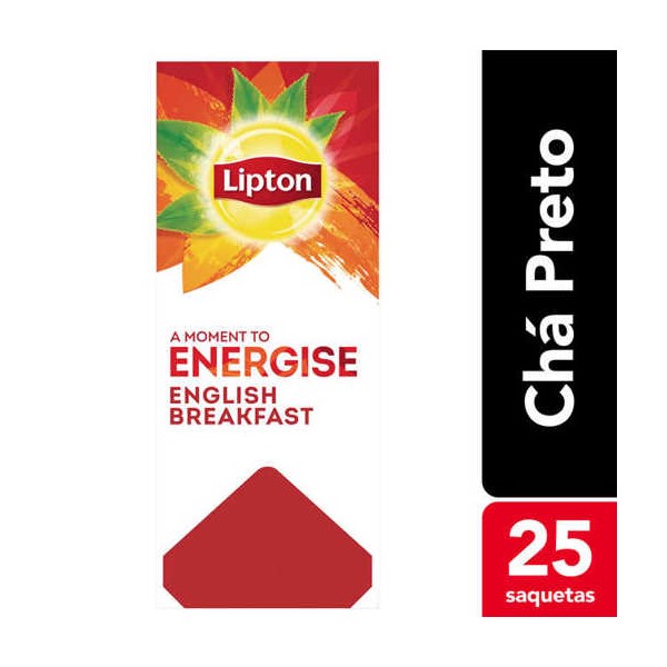 Lipton Chá Preto English Breakfast 1x25saq.