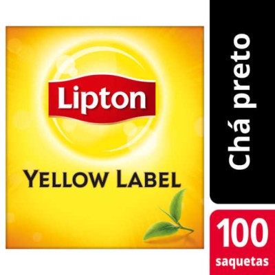 Lipton Chá Preto Yellow Label 10x100 Saq.