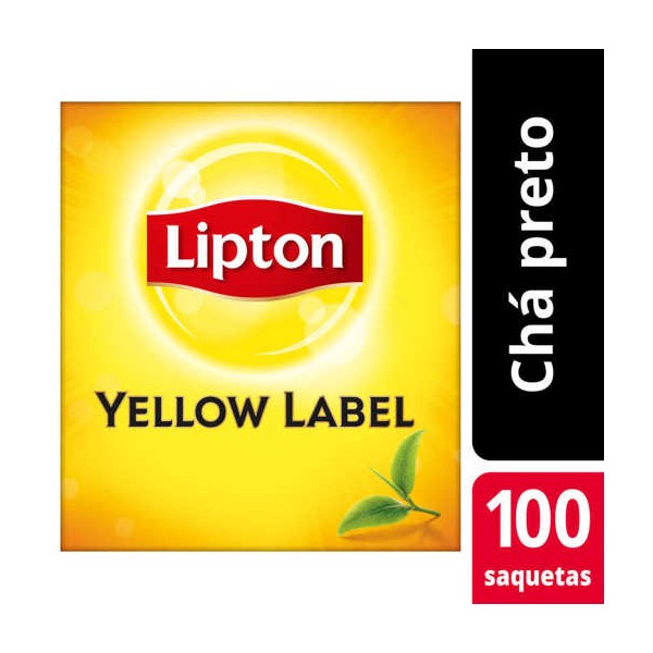 Lipton Chá Preto Yellow Label 10x100 Saq.