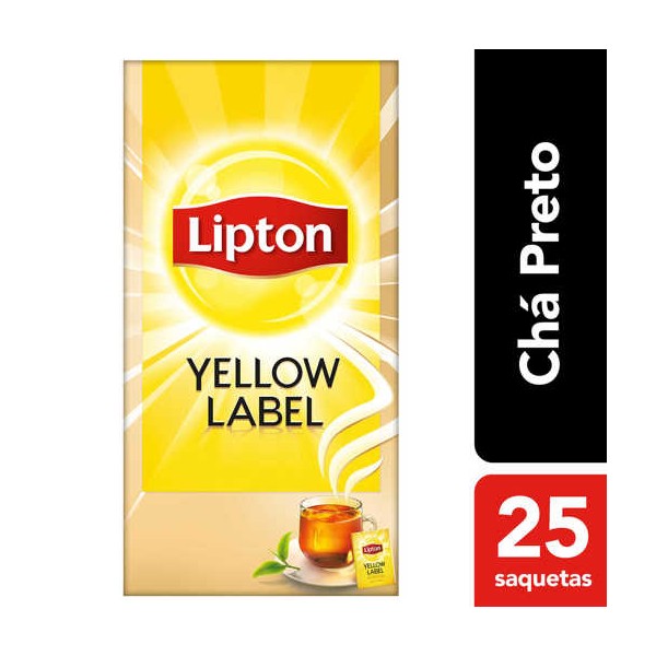 Lipton Chá Preto Yellow Label 1x25saq.