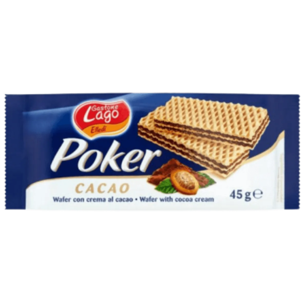 Poker - Wafer Cacau 45 Gr