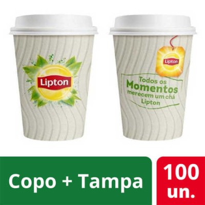 Lipton Copos On The Go 1X100 (Copo + Tampa)