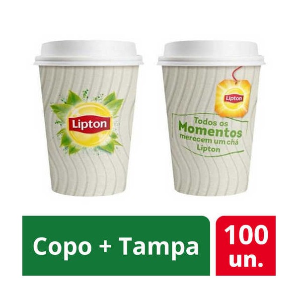 Lipton Copos On The Go 1X100 (Copo + Tampa)