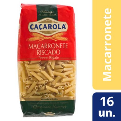 Macarronete Riscado "Cacarola" 16x500Grs