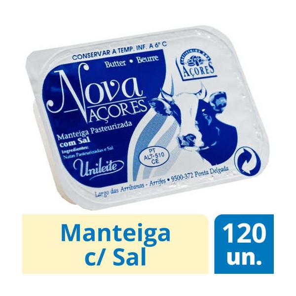 Manteiga C/ Sal PP "NA" 120x10Grs