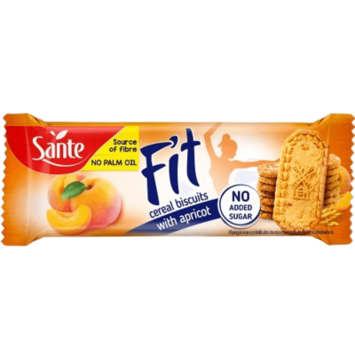 Sante - Bolacha Fit de Cereais e Damasco 50 Gr