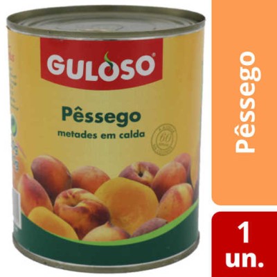 Pessego Rodelas Lata "Guloso" 800Grs (12)