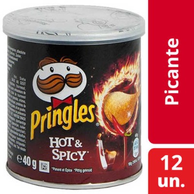 Pringles Hot e Spicy 12x40Grs