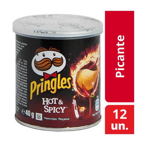 Pringles Hot e Spicy 12x40Grs