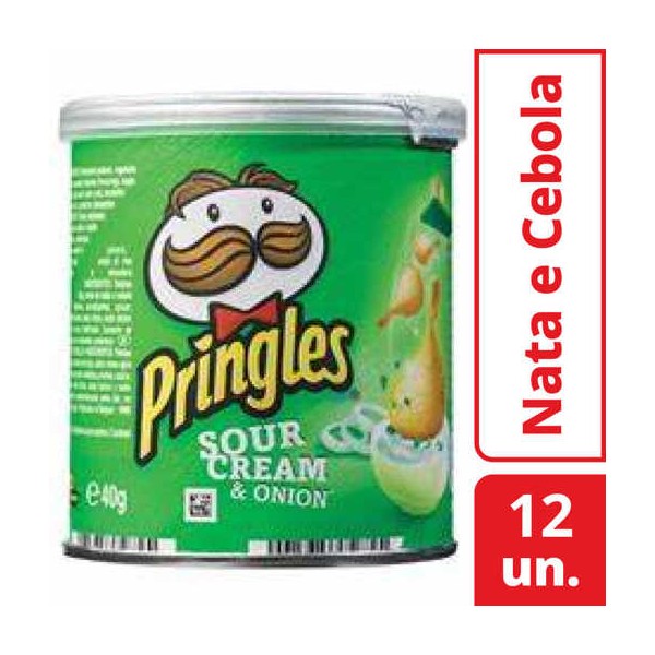 Pringles Nata e Cebola 12x40Grs