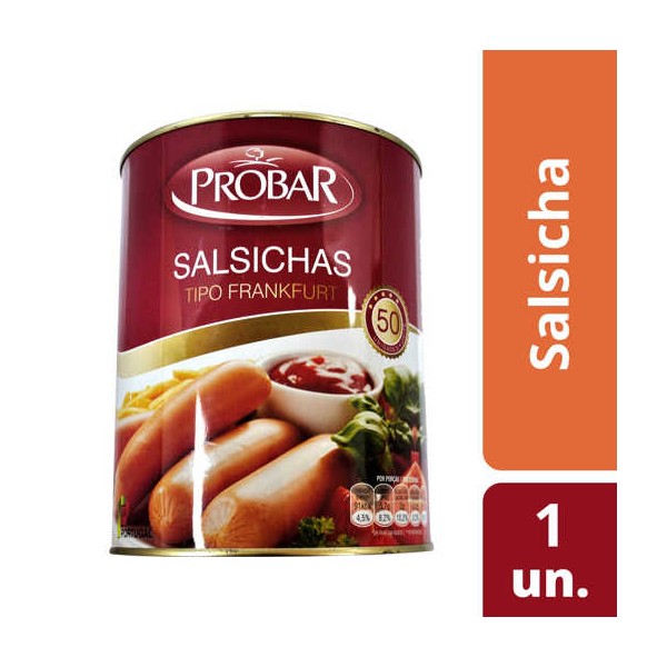 Salsichas Lata 50 Unds "Probar"