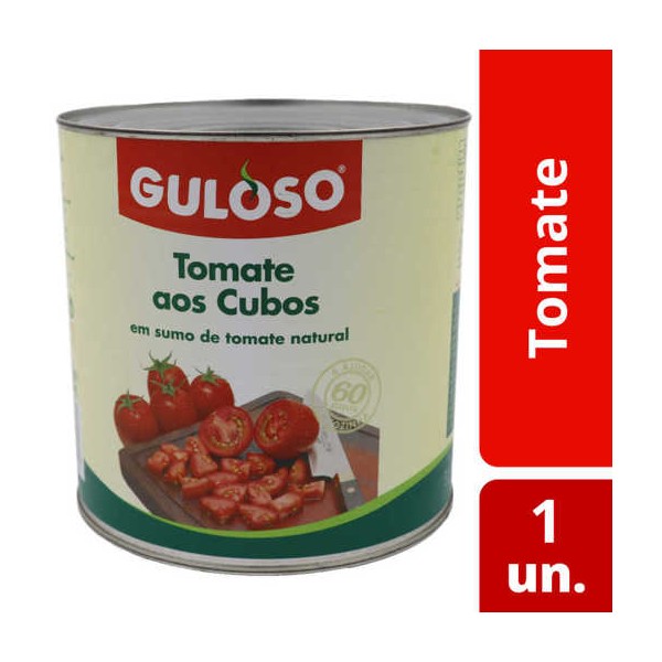 Tomate Cubos Lata "Guloso" 2.5Kg (6)