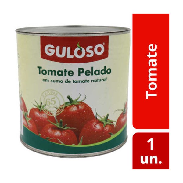 Tomate Pelado Lata "Guloso" 2.55Kg (6)
