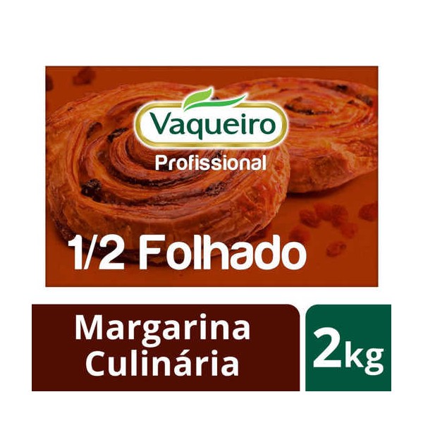 Vaqueiro Margarina 1/2 Folhado 2Kg