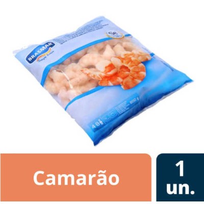 Miolo Camarão 50/70 "Brasmar" 800Grs