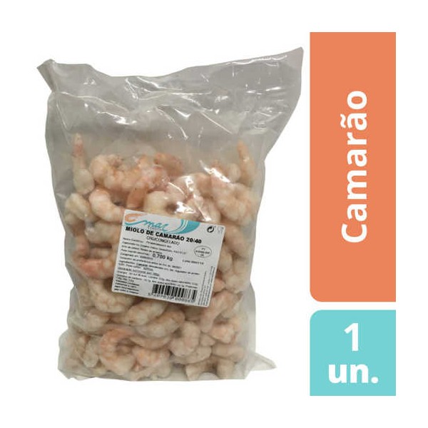 Miolo Camarão Ind 20/40 "Marfresco" 1Kg