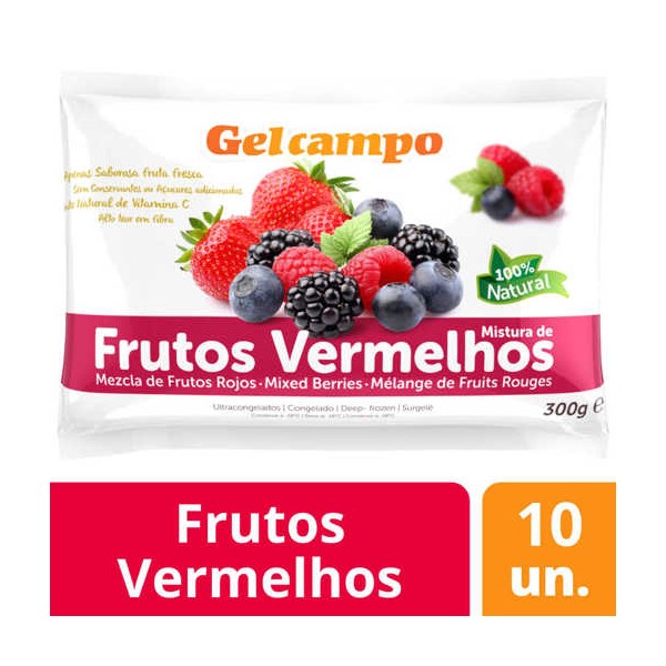 Mistura Frutos Vermelhos 10x300Grs "GC"