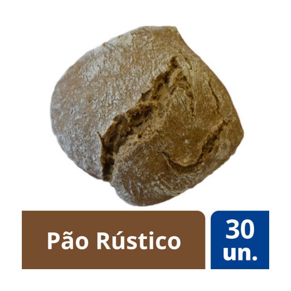 Pao Rustico Trigo Centeio 30x80Grs "CSM"
