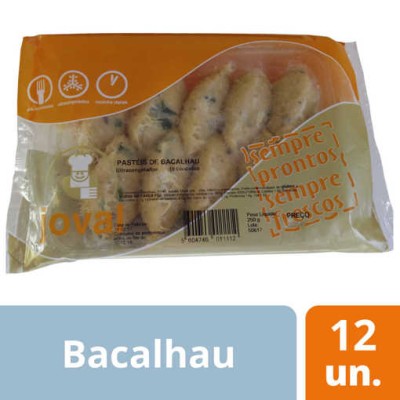 Pasteis Bacalhau 12x250Grs "Joval"