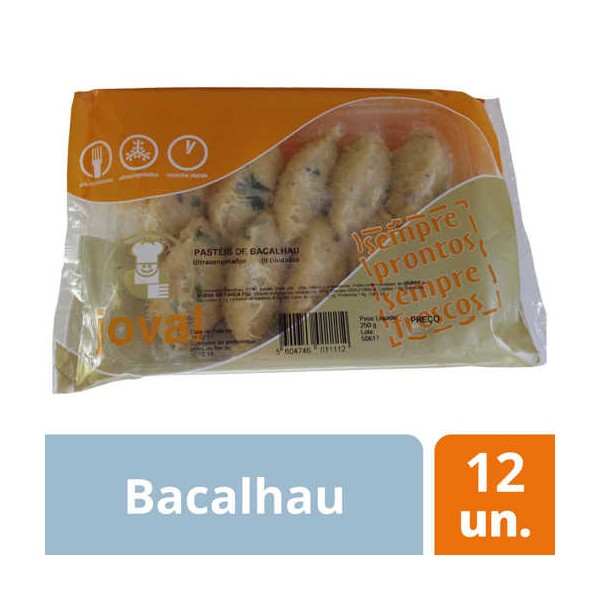Pasteis Bacalhau 12x250Grs "Joval"