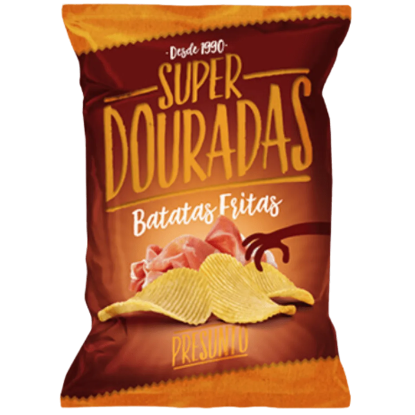 Super Douradas - Batata Frita Onduladas Presunto 40 Gr