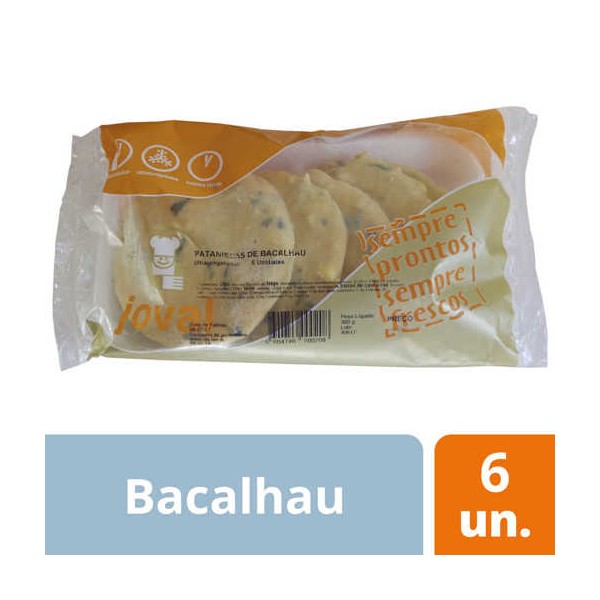 Pataniscas Bacalhau 6Cvtx6Unds "Joval"