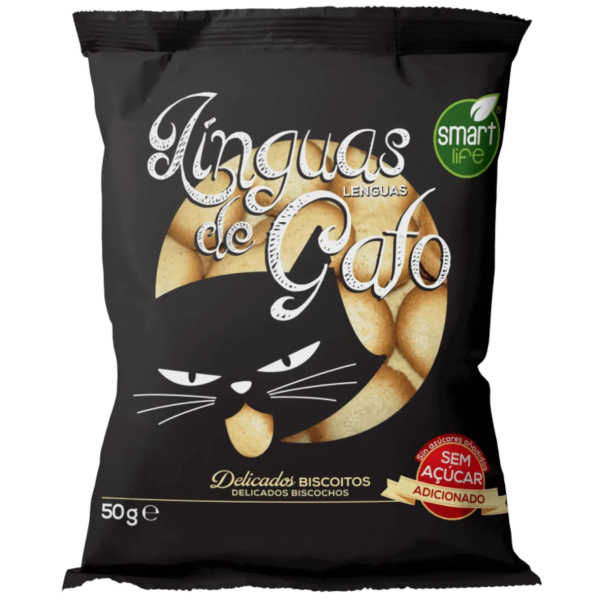 Smart Life - Línguas de Gato S/Açúcar 50 Gr