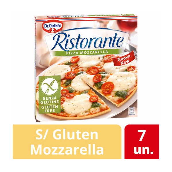 Pizza "DO" S/ Gluten Mozzarela 7x370Grs
