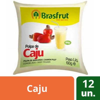 Polpa Fruta Caju 12x100Grs