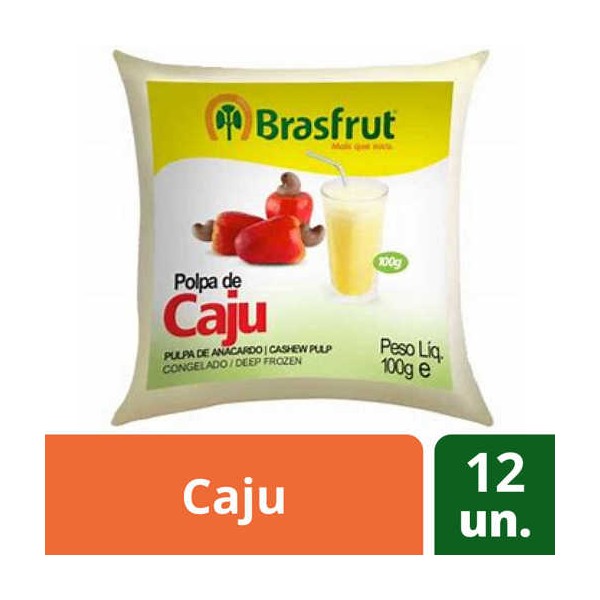 Polpa Fruta Caju 12x100Grs