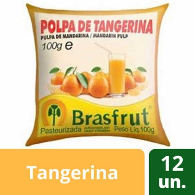 Polpa Fruta Tangerina 12x100Grs